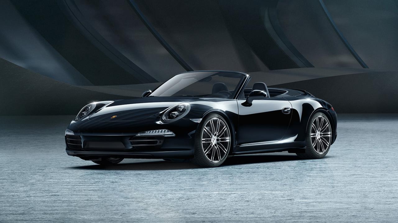 Porsche 911 и Boxster Black Edition детализированы в официальных фото