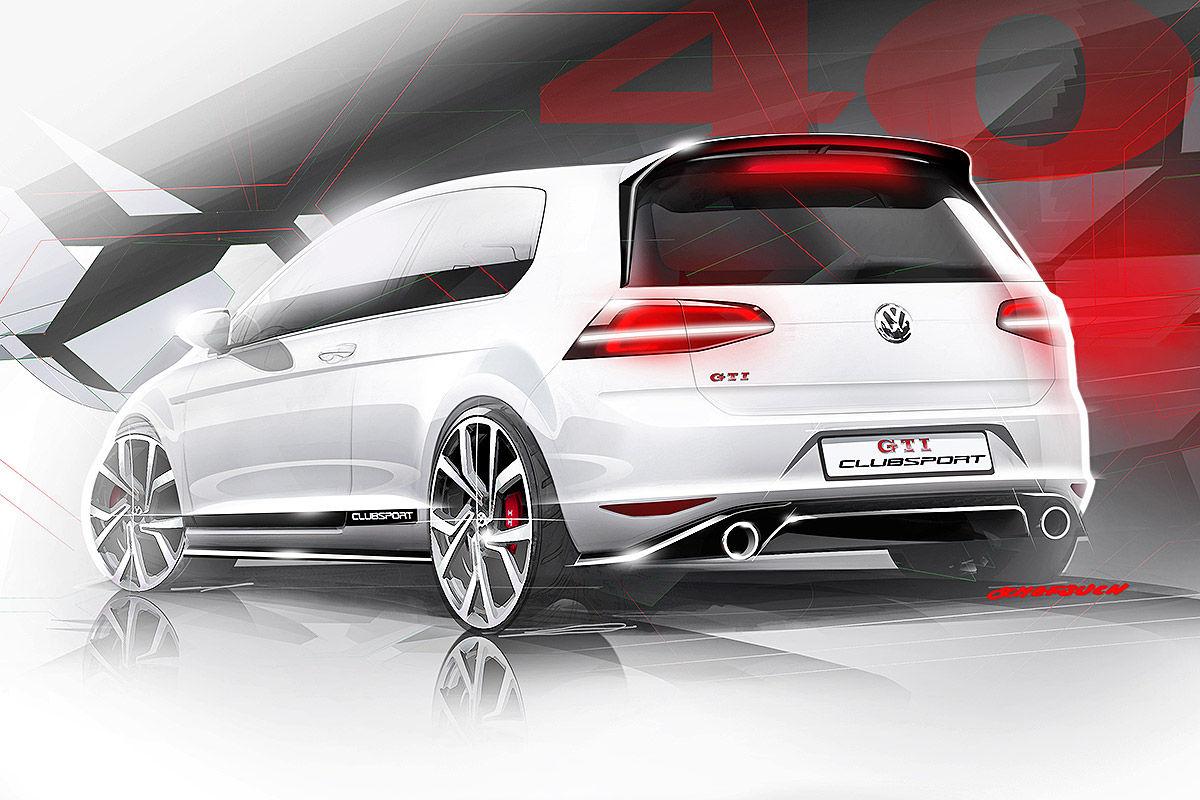 Volkswagen Golf GTI Clubsport concept teaser